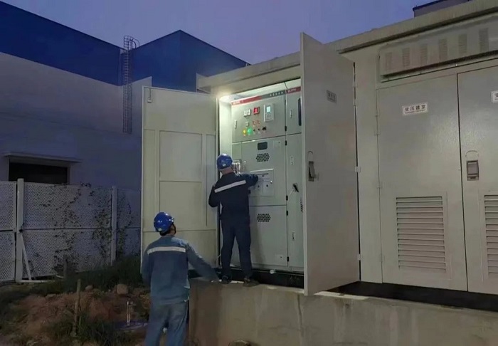全国首套用户侧10兆瓦时级液冷储能项目完成高压侧并网